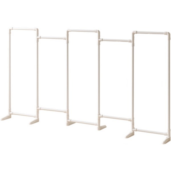 아이템톡 스탠드 접이식 행거 5단, 화이트