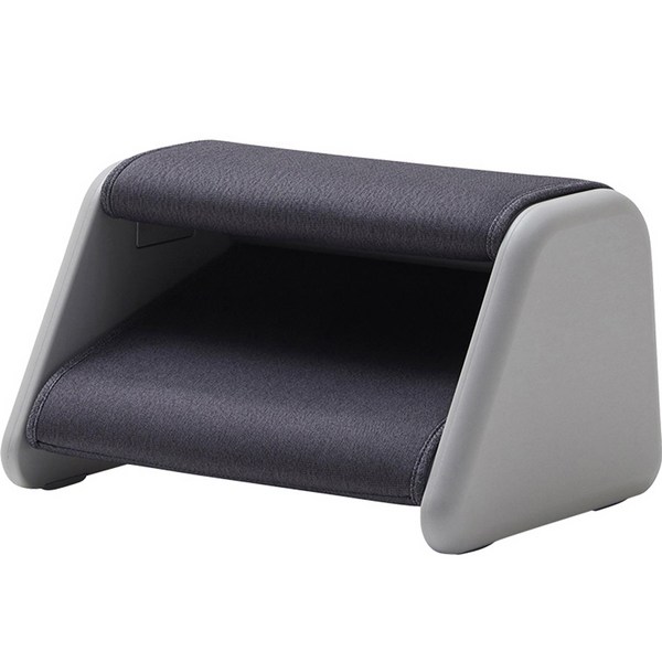  시디즈 스테포 2단 발받침대 패딩형, 차콜그레이 