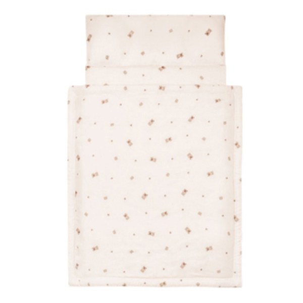 라비킷 유아용 경추베개 리버시블 낮잠이불 세트, 베이비 베어(베이지)