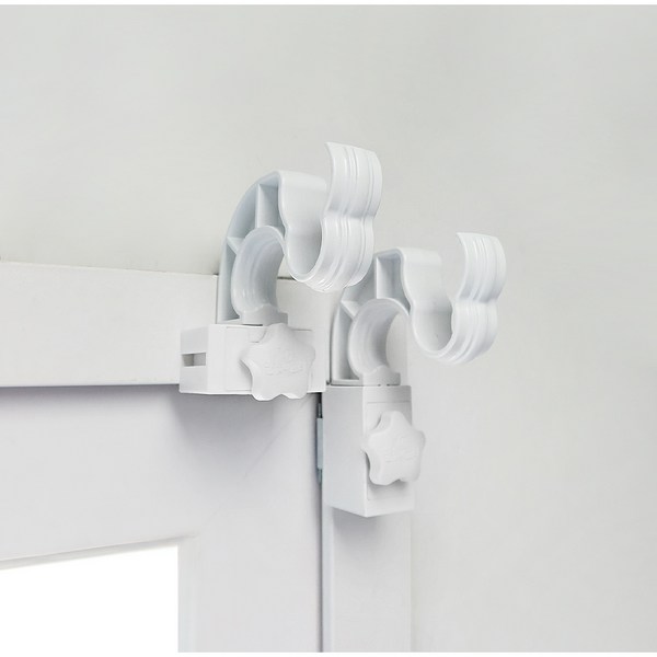  감성다는남자 못없이 커튼달기 안뚫어고리 버전5, 화이트, 3개 