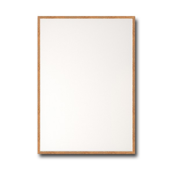 리드오프 알루미늄 벽걸이 포토 액자 프레임, 오크, 1개