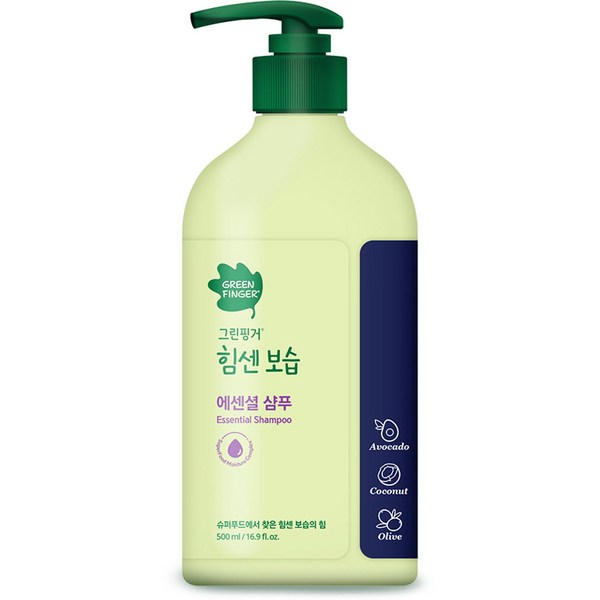 그린핑거 힘센보습 에센셜 유아 샴푸, 1개, 500ml