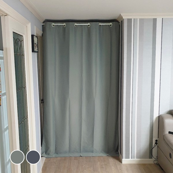 몽트노블 방한 중문커튼 + 압축봉