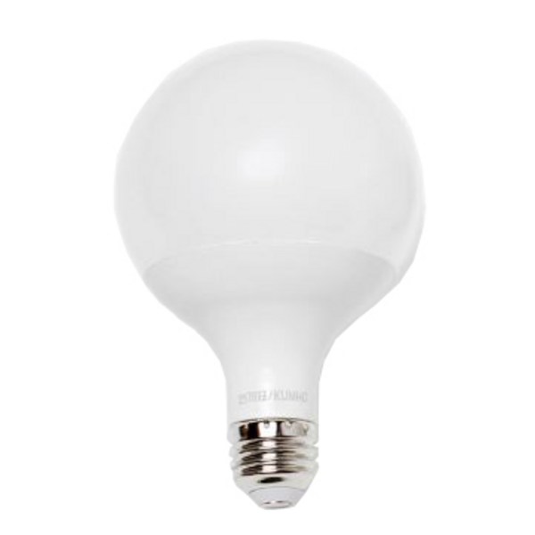 번개표 LED 볼전구 12W 롱, 전구색, 1개