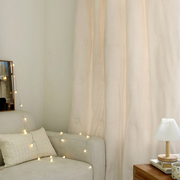  베베 양털 바람막이 방한커튼 