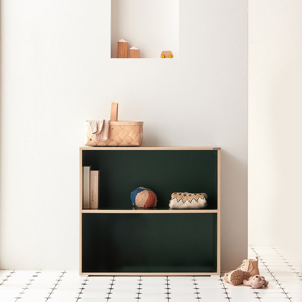 소르니아 아동용 롤리 교구장 2단 방문설치, 딥그린