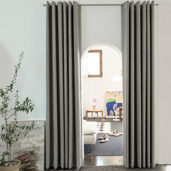  누구나 미드나잇 형상기억 아일렛 암막 커튼 세트 방문설치 