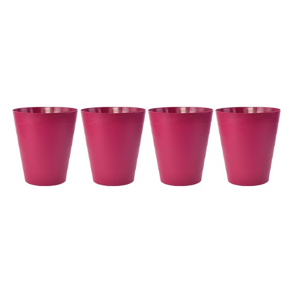 다용도 휴지통 10L, 버건디, 4개