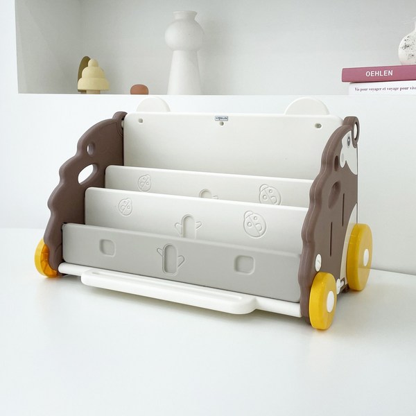  [이엘퍼니처]레미 어린이 미니 책꽂이 책장 + 자석 화이트보드, 고슴도치 