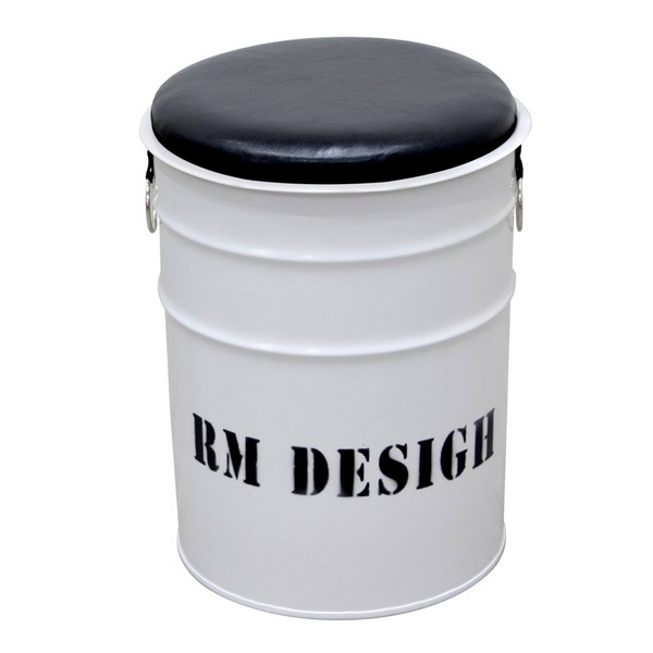  RM다용도 하우징 스툴 드럼통 장남감 깡통 의자, 하우징-화이트 