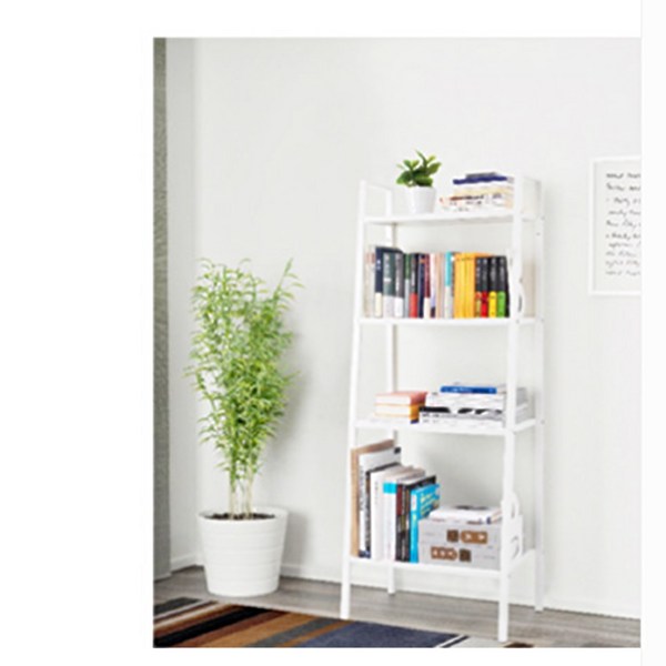  이케아레르베리 사다리 베란다 코너 선반 4단 유닛 책꽂이 북 모던한 철제 요낙셀 피엘킹에, 다크그레이 