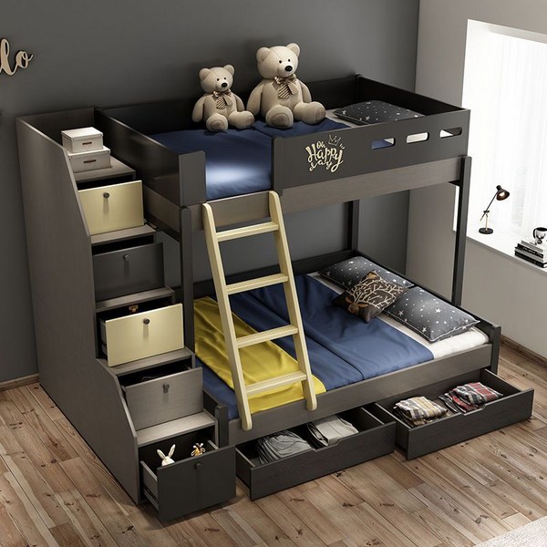 남쪽나무 서랍형침대 원목 이층침대 1200mm/1500mm*1900mm, X2