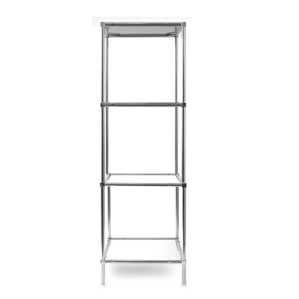 이쁜 철체 수납 모듈 선반 테이블 4단 침대 쇼파, 화이트