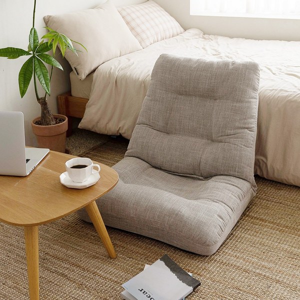 이지체어 모니 1인용쇼파 좌식의자 좌식쇼파, 오트밀