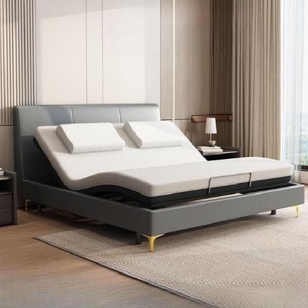 템퍼모션베드 모션 자동 전동 침대 리프트, 프레임+전동침대+15cm매트리스