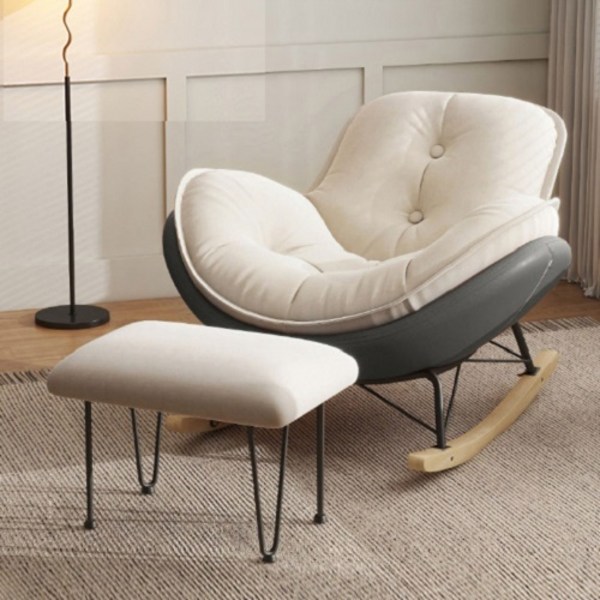 팀메이커 흔들의자 1인용 침대 가구 스윙체어 둥지형 흔들소파, 그레이, 1개