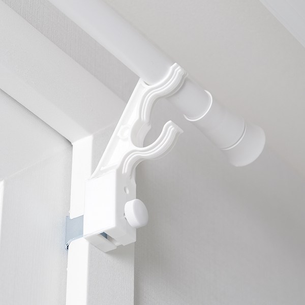 생활백서 못 없이 설치하는 안뚫어고리 ver.4 커튼봉용, 화이트, 2개입