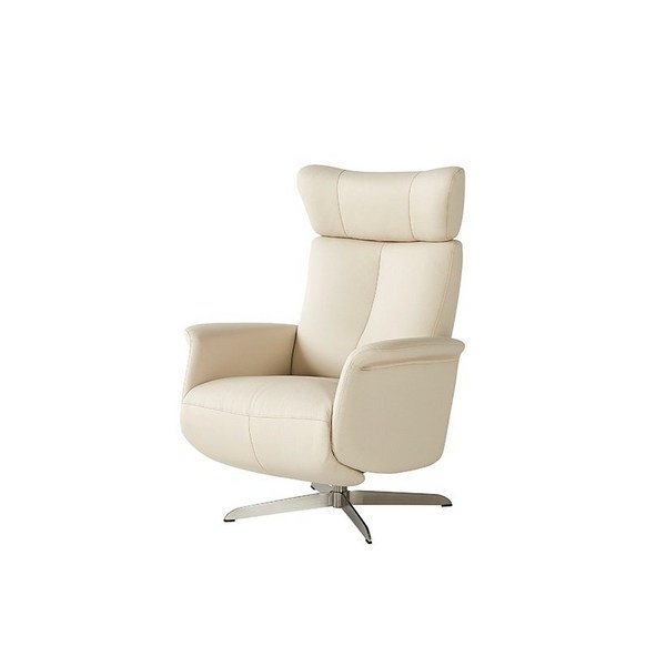  까사미아 우스터 1인 전동 리클라이너_아이보리, 아이보리 