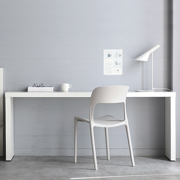  마켓비 FIKK 콘솔 테이블 다용도 책상 180x36cm, 화이트 1679.2345 