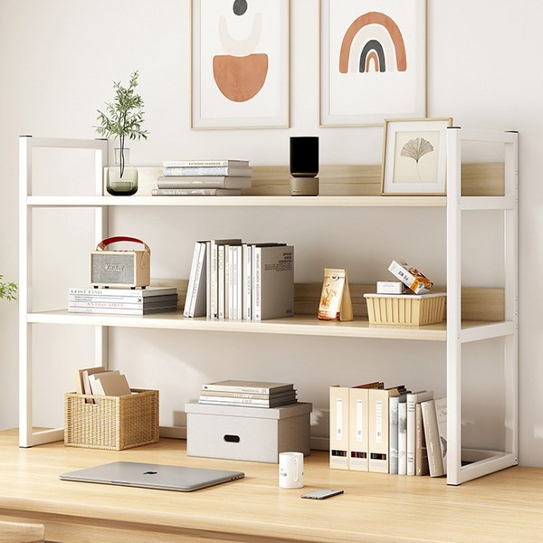  스퀘어 프레임 책상정리 데스크선반 80cm, 단품, 상세페이지 참조 