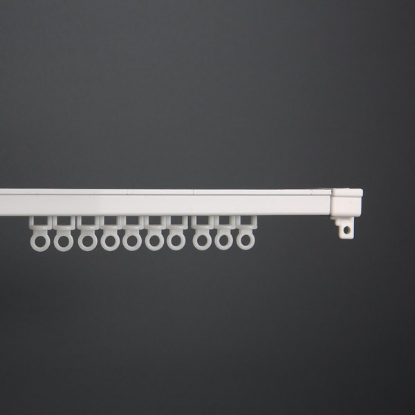 문앤유 커튼레일 커튼롤러 커튼링 커튼핀 6자 8자 10자 12자 14자 16자 18자, 18자 (390~540cm)