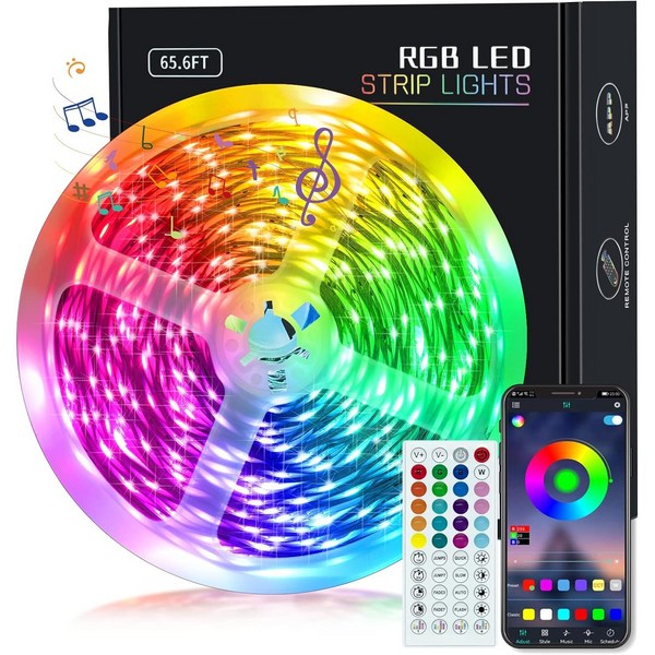 txzzy 방수 RGB LED 간접 줄조명 20m, 1개