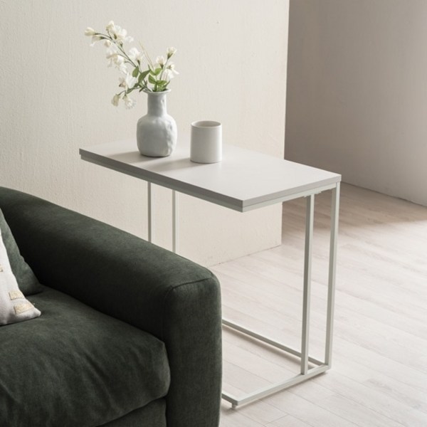  한샘 밀란 카린 사이드테이블(4종/택1) [매장가구], 샌드그레이(A) 