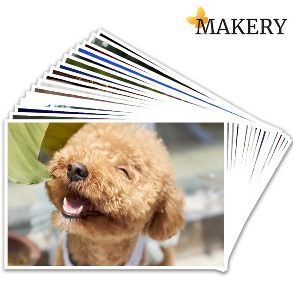 메이커리 스마트폰 사진인화 사진출력 사진인쇄, 유광인화 / 이미지풀(잘림 없음&여백 발생), 유테, 가-3x4(8.9x10.2cm)