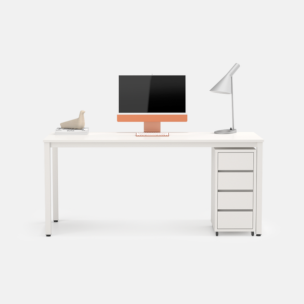 포더홈 이든 철제 책상 책장 서랍장, 2] 1200 책상_블랙오크