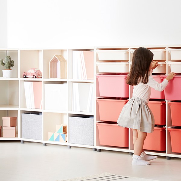  [일룸 본사] 에디키즈 1200폭 기본책장, 아이보리 