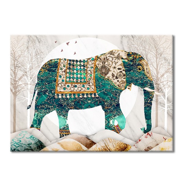  풍수아트 재물운 코끼리 32종 신혼 집 인테리어 부부 집들이 개업 선물 거실 풍수 그림 액자, 17.복을부르는코끼리 