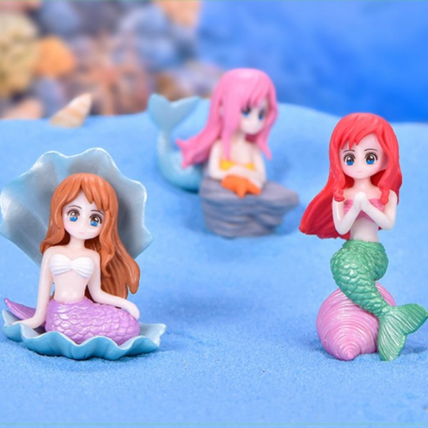 인어공주 4종 테라리움 수족관 DIY 만들기 재료 미니어처, 2.핑크