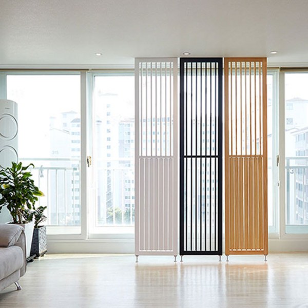  까사라움 공간분리 인테리어 무빙 가벽 파티션 3color, 네이비블루 