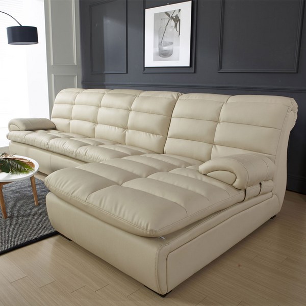 플로바움 바브린노2 4인용소파 4인 카우치소파, 아이보리(S7317)