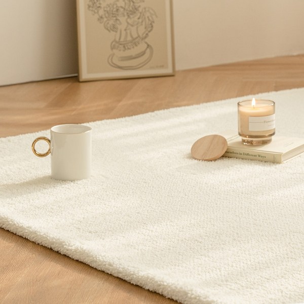 러그룸 5 빵빵이 두툼한 사계절 단모 카페트 워셔블 거실 러그 4사이즈 6색상, 200x290, 베이지