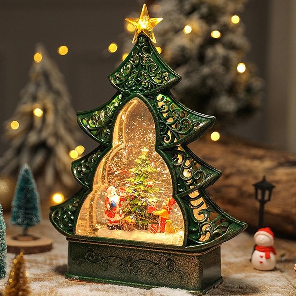  크리스마스 오르골 [트리하우스] 크리스마스선물 뮤직박스 무드등 