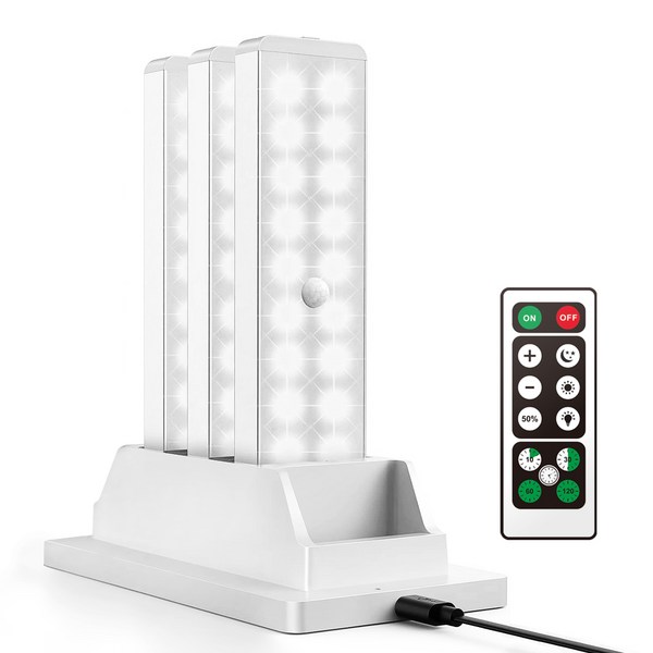  도킹센서등 P150 무선센서등 현관 센서등 무드등 집들이 선물, 백색등 : 3개 풀세트 