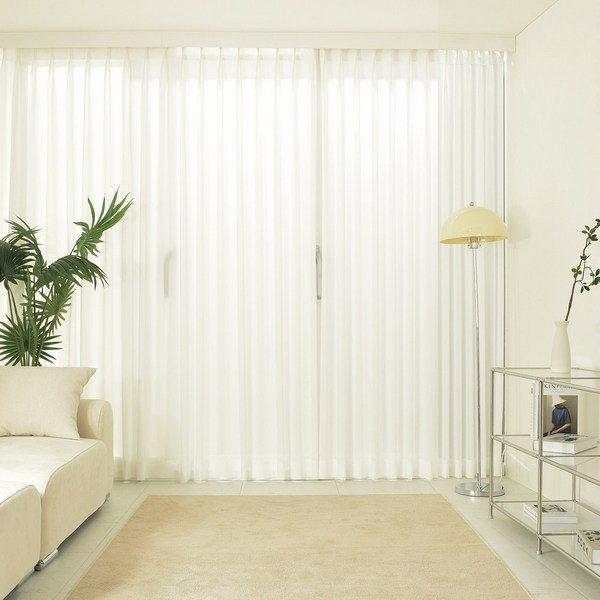  가림 쉬폰 도톰 차르르 향균 발수가공 린넨 커튼 