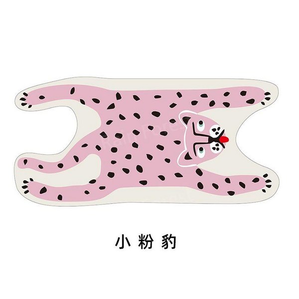 호랑이 동물 디자인 러그 따폭 극세사 빵빵이 카페트 거실 침대