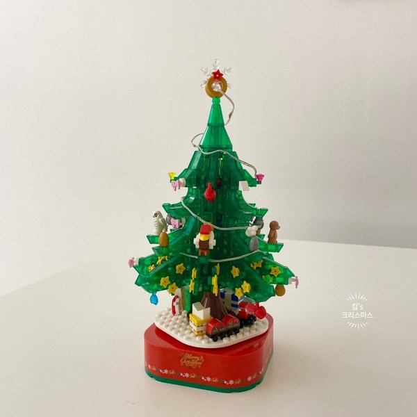 특별한오늘 크리스마스 트리 오르골 레고