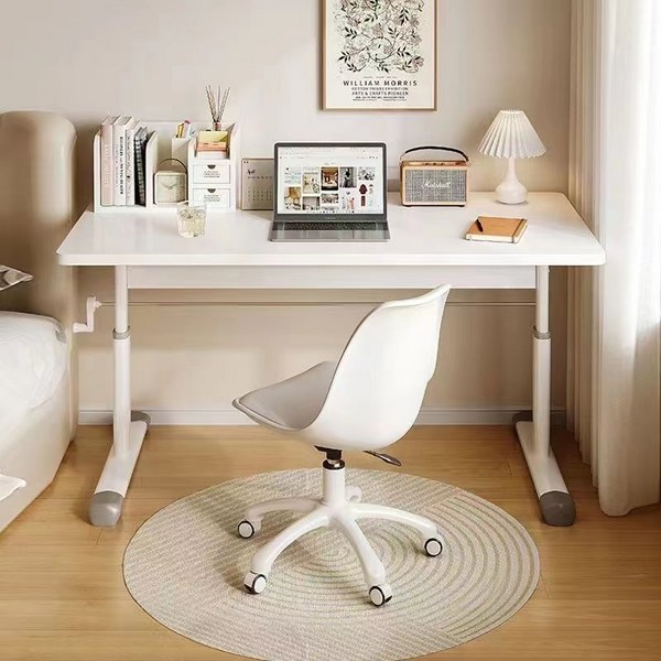 승강식탁자 어린이 공부탁자 화이트, 80*60