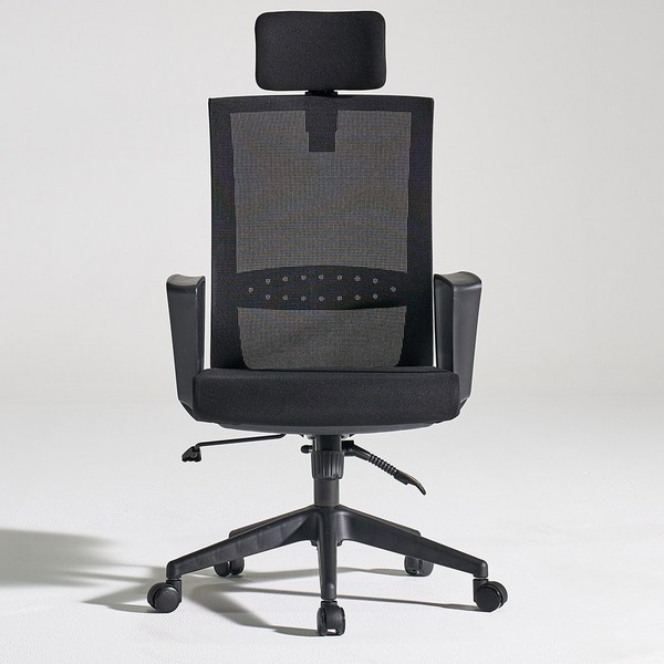  리니체 편한 메쉬 사무용 컴퓨터 의자 LS330 사무실 책상 학생 의자, 블랙 