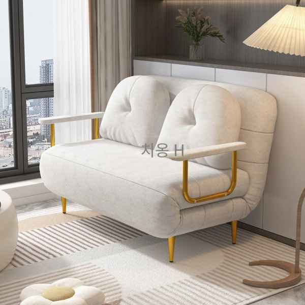 Montheria 쇼파 접이식쇼파침대 2인용쇼파베드 소파베드 B916-295, 120CM, 오렌지