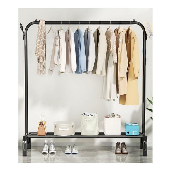  creavo 블랙 심플 스탠드 행거 