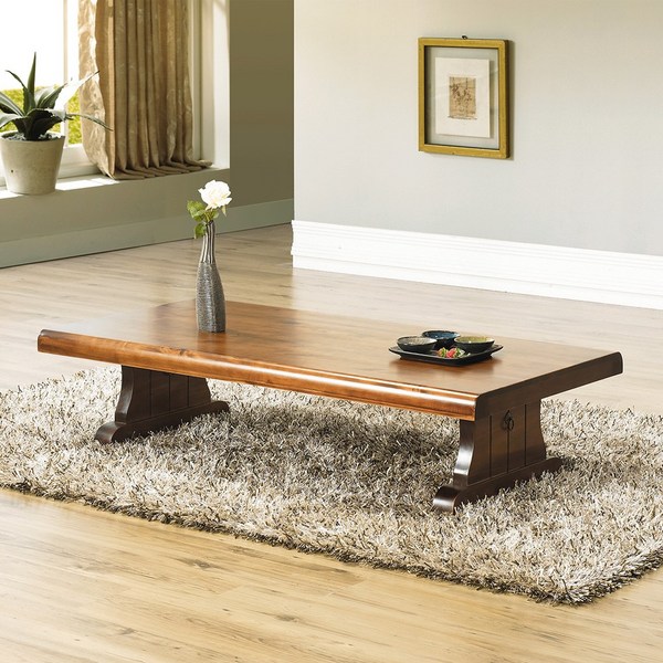  원목 좌탁 거실 소파 좌식 테이블 밥상 탁자 소나무, 1200x600 벨르 