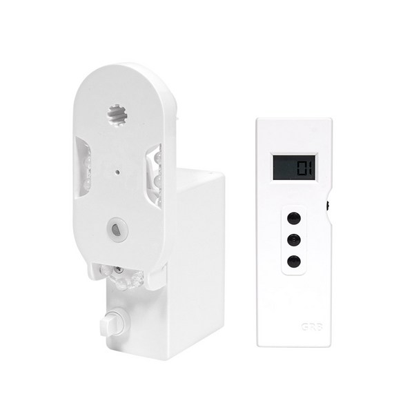  GRB 스마트 무선 자동 전동 모타 커튼 DIY 블라인드 본체 1+15채널 멀티 리모컨 거실 창문 암막 빔스크린 롤컨트롤러, 1개 