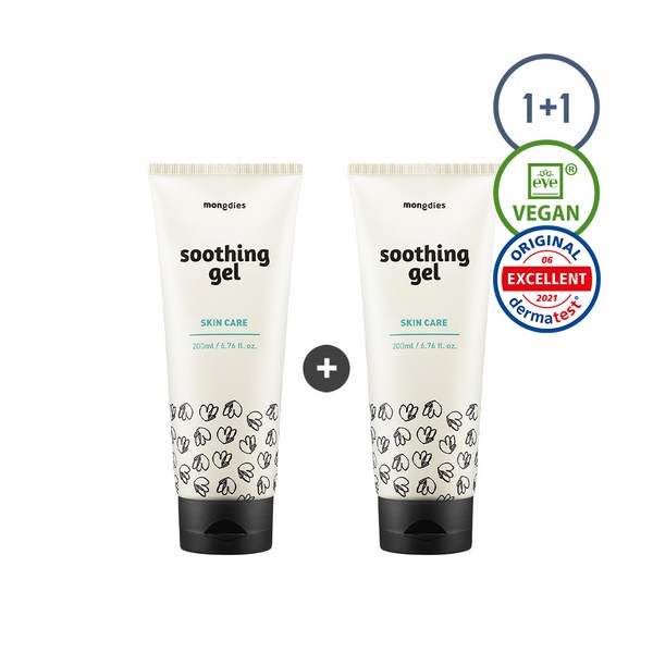 [1+1] 몽디에스 아기유아 쿨링 진정 수딩젤 200ml, 1개