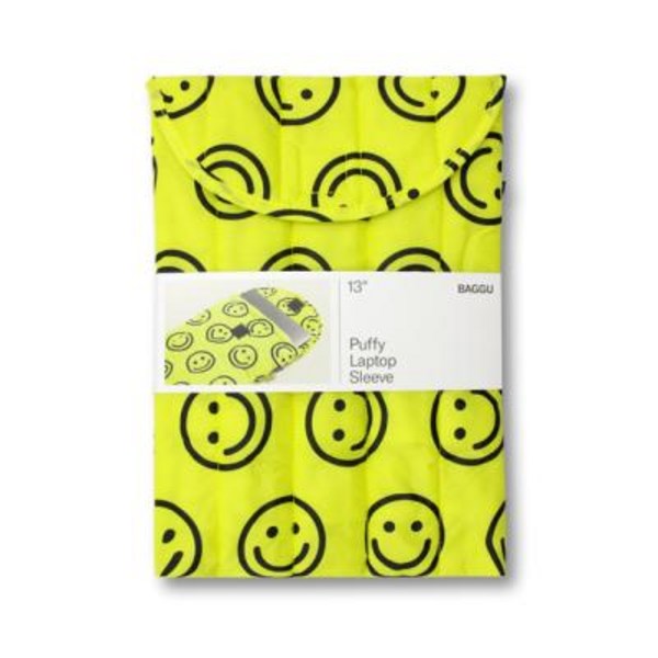 바쿠백 노트북 파우치 13인치 Yellow Happy, 단품