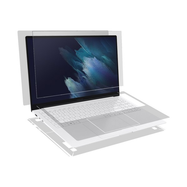 알럽스킨 노트북 저반사 액정보호필름 1매 + 외부보호필름 2매, 갤럭시북2 15 / NT550XED NT550XEZ, 1세트