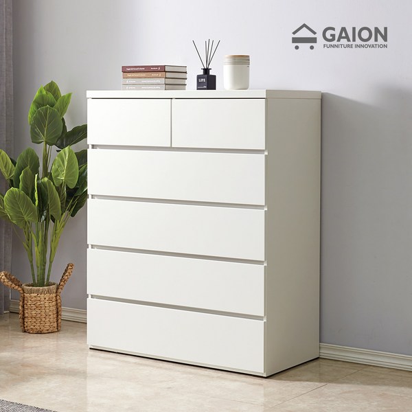  가이온 비코 6단 1000 서랍장, 화이트 